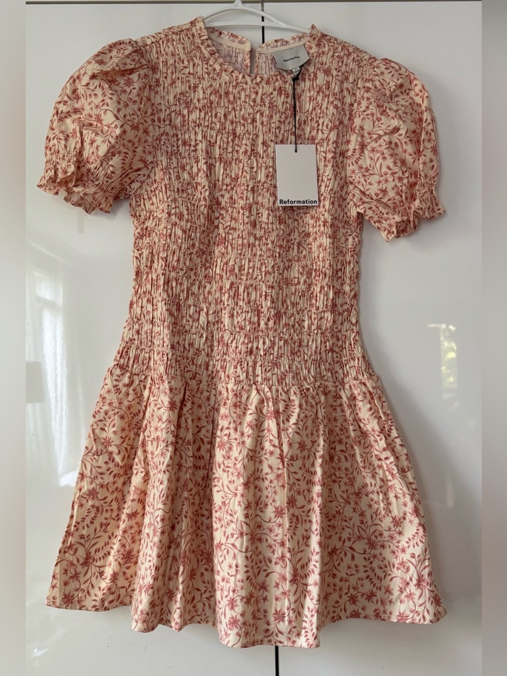 NWT Size 4 - Reformation Leannah Dress Color Corinne - Picture 8 of 14